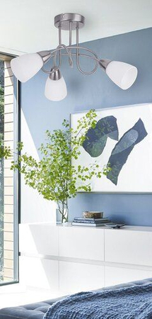 Lampa sufitowa Rabalux Polla 6078 chrom satyna