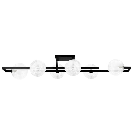 Lampa sufitowa Kaja PARMA K-5762 transparentny, czarny