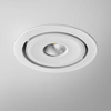 Lampa wpuszczana AQForm Ring 111 Qrled Trimless Recessed Biały Struktura