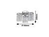 Lampa sufitowa Rabalux Astrella 5042 chrom