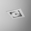 Lampa wpuszczana AQForm Squares 70 x 1 Qrled Lens Recessed Biały Struktura