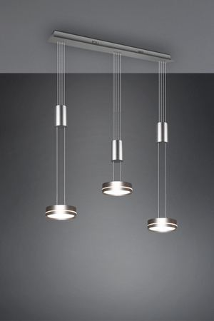 Lampa wisząca Trio 326510307 srebrny