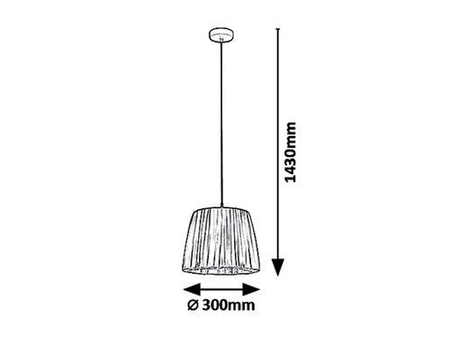 Lampa wisząca Rabalux Pixie 5457 biały