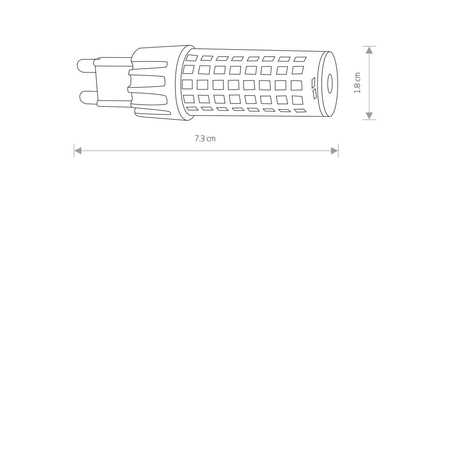 Żarówka BULB LED G9, 7W Nowodvorski 10933 