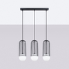 Sollux Lighting Lampa wisząca BRINA 3L czarna SL.1334
