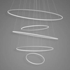 Lampa wisząca Ledowe Okręgi No.5 120cm 3k biała Dali