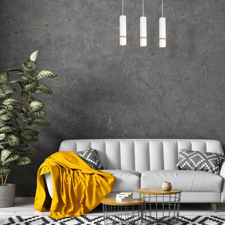 Milagro Lampa wisząca Vidar Biały 3xGU10 MLP5409 BIAŁY