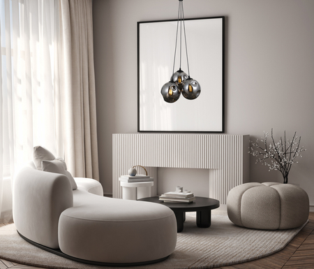 Lampa wisząca Italux Perlos PND-54456-3A-HB-SMG Czarny mat