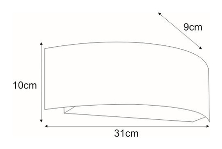 Kinkiet CALGARY Kaja K-LP122A chrom