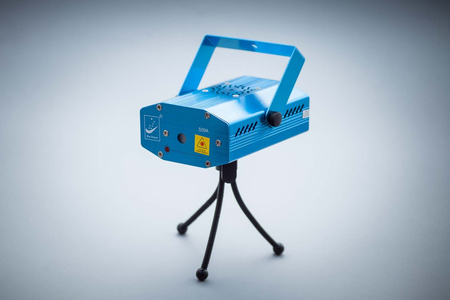 Rzutnik laserowy RGB - animacje i funkcja stage