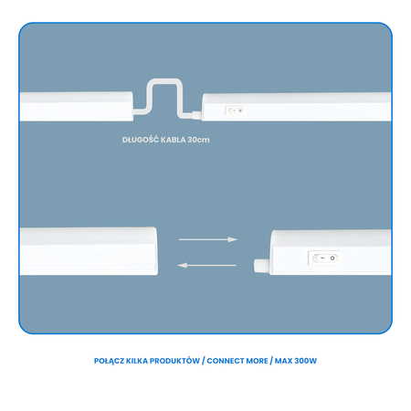 Eko-Light Listwa LED Vito T5 4W 4000K 30cm EK1496