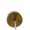 Lampa wisząca Abigali GLOBO G4 ⌀150mm szklana, złote elementy