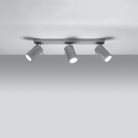 Sollux Lighting Plafon RING 3 szary SL.0451