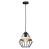 Milagro Lampa wisząca CLIFF BLACK 1xE27 MLP5524 CZARNY