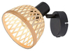 Oczko Rabalux Rattan 3133 czarny matowy