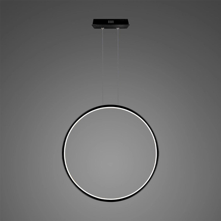 Lampa wisząca Ledowe Okręgi No.1 X 80cm 4k czarna Dali