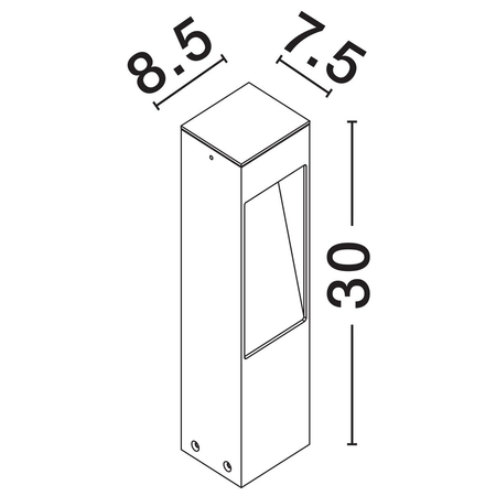 Lampa zewnętrzna Luces Exclusivas LE73606 rdzawy