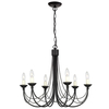 Żyrandol Elstead Lighting Carisbrooke czarny CB6-BLACK