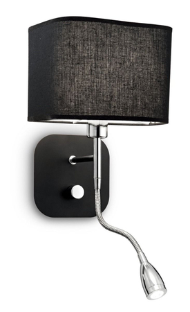 Kinkiet Ideal Lux 124179 Holiday AP2 Nero