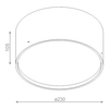 Lampa natynkowa AQForm Revel Dot LED 230V Surface Biały Struktura