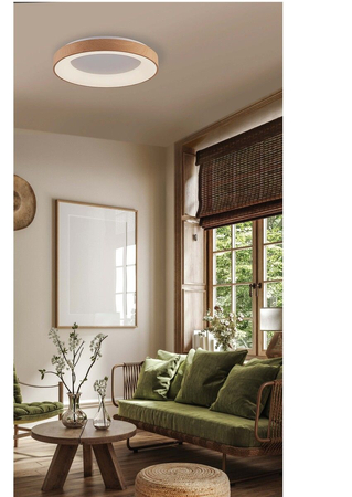 Plafon SANTANA TOP 38 3000K WO Azzardo AZ4989 drewniany