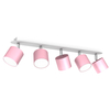 Milagro Lampa sufitowa DIXIE PINK 5xGX53 MLP7613 RÓŻOWY / BIAŁY