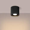 Sollux Lighting Plafon AURA 1 czarny GU10 SL.1784