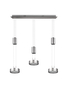 Lampa wisząca Trio 326510307 srebrny