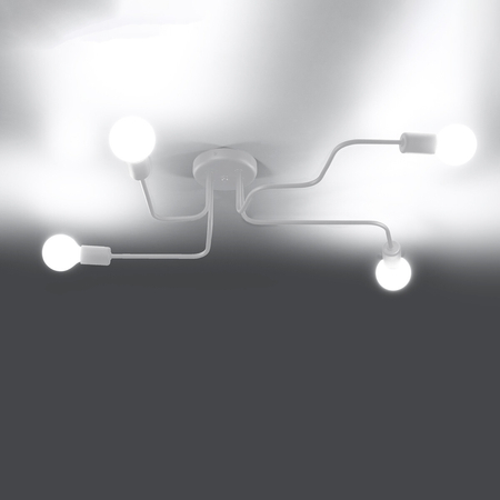 Sollux Lighting Żyrandol VECTOR 4 biały SL.1442