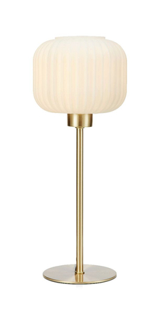 Lampa stołowa Markslöjd SOBER 108120 biały/mosiądz