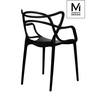 MODESTO krzesło HILO czarne - polipropylen
