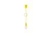 Sollux Lighting Lampa wisząca DIEGO 1 żółta SL.0578