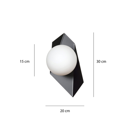 Lampa wisząca DRIFTON K1 BLACK Emibig 636/K1 biały/czarny