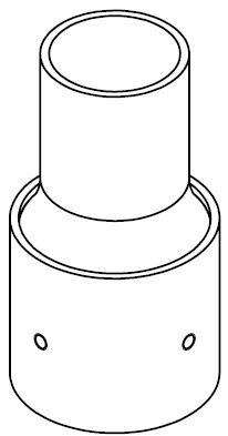 ADAPTER o60/o50 WHITE