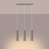 Sollux Lighting Lampa wisząca KARBON 3L taupe SL.1774