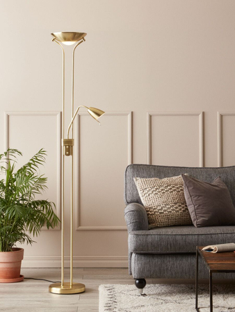 Lampa podłogowa Markslöjd DETROIT 111242 mosiądz