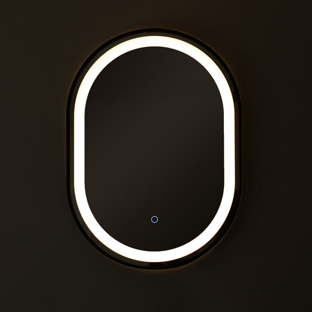 Lustro Zuma Line D2383 LUSTRO LED 70/50 CM CZARNE/BLACK