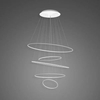 Lampa wisząca Ledowe Okręgi No.5 120cm 3k biała Dali