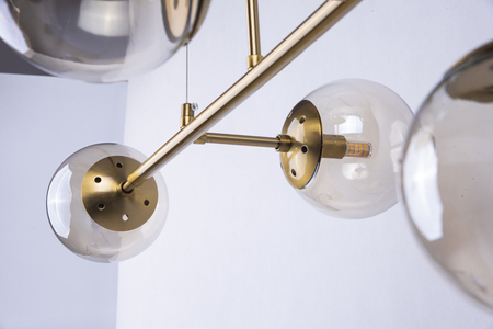 Lampa wisząca HELIOS 6 BK Azzardo AZ4698 czarny