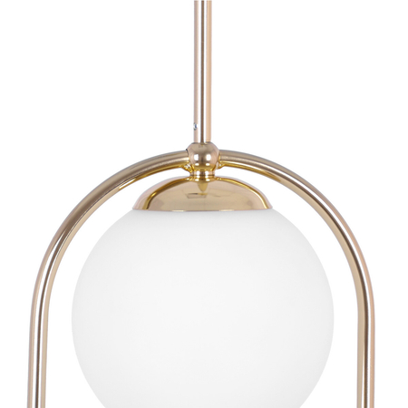 Lampa wisząca Kaja RITUS K-5392 złoty, biały