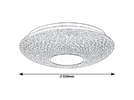 Lampa sufitowa Rabalux Coralia 1519 przeźroczysty