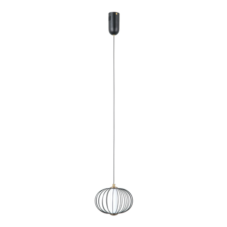 Lampa wisząca Italux Rabel PND-344221-1-BK Czarny mat