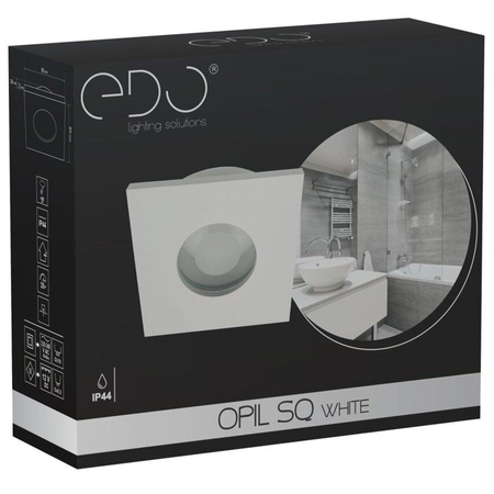 Lampa sufitowa Zuma Line EDO777336 OPIL LAMPA WPUSZCZANA BIAŁA