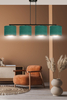 Lampa wisząca HILDE 4 BL GREEN Emibig 1051/4 zielony
