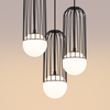 Sollux Lighting Lampa wisząca BRINA 3P czarna SL.1336