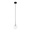 Lampa wisząca Kaja AURA K-5680 transparent, czarny