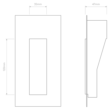 Oczko Astro Borgo Trimless 35 LED 1212007 Matowy Biały