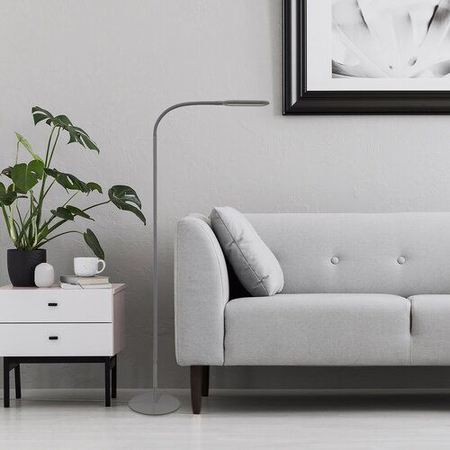 Lampa podłogowa Rabalux Adelmo 74010 popielaty