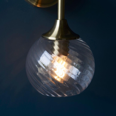 Kinkiet Endon Lighting Allegra 103173 mosiądz
