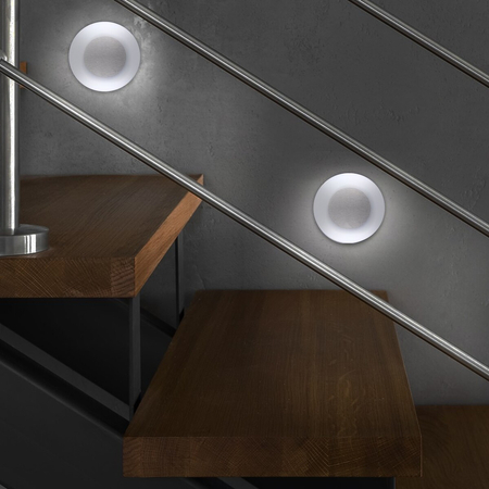 Eko-Light Oczko OTI Barwa Zimna 6500K EKS1085 BIAŁY / SREBRNY